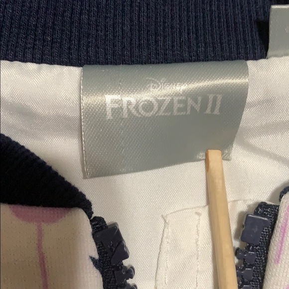 Disney Frozen 2 Elsa and Anna Bomber Sequin Jacket - Picture 3 of 6